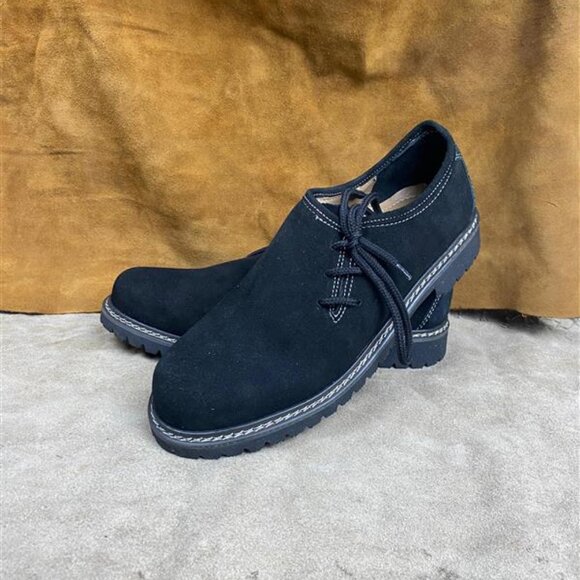 Men’s Bavarian Lederhosen Shoes – Black Trachten Oktoberfest Mens Shoes NEW main image 5